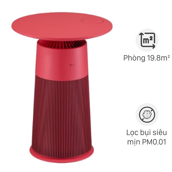 Máy lọc không khí LG PuriCare Aero Furniture AS20GPRU0 màu đỏ 41W
                Mẫu mới