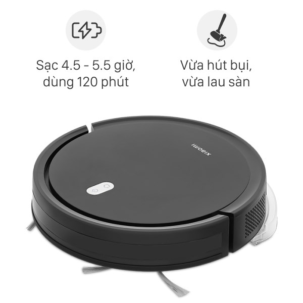 Robot hút bụi lau nhà Xiaomi Vacuum E5 - Đen
                Mẫu mới